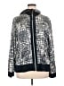 Chico's 100% Spandex Print Blue Track Jacket Size XL (3) - photo 1