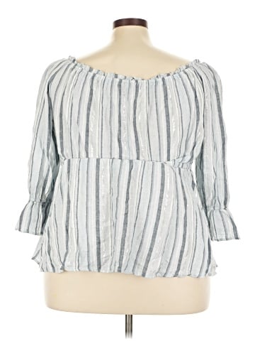 Lane Bryant 3/4 Sleeve Blouse (view 2)