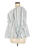 Lane Bryant Blue 3/4 Sleeve Blouse Size 22 - 24 Plus - photo 5