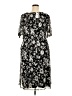 Connected Apparel Black Casual Dress Size 18 - photo 2
