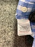UNTUCKit 100% Cotton Checkered-gingham Blue Long Sleeve Button-Down Shirt Size 12 - photo 5