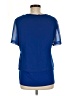 Adrienne Vittadini 100% Polyester Blue Short Sleeve Blouse Size M - photo 2
