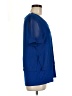Adrienne Vittadini 100% Polyester Blue Short Sleeve Blouse Size M - photo 4