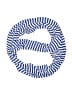Unbranded 100% Rayon Stripes Blue Scarf One size - photo 1