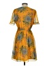 Madewell 100% Polyester Tropical Yellow Cocktail Dress Size 2 - photo 2