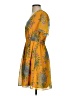 Madewell 100% Polyester Tropical Yellow Cocktail Dress Size 2 - photo 5