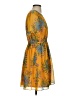 Madewell 100% Polyester Tropical Yellow Cocktail Dress Size 2 - photo 4