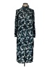 MNG Print Teal Casual Dress Size XS - photo 1