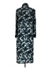 MNG Print Teal Casual Dress Size XS - photo 2