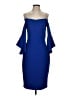 Bebe Blue Cocktail Dress Size 4 - photo 1