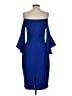 Bebe Blue Cocktail Dress Size 4 - photo 2