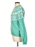 Unbranded Hearts Teal Pullover Sweater Size L - photo 5