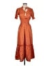 THML Orange Casual Dress Size XS - photo 1