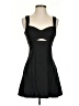 Zara Solid Black Cocktail Dress Size XS - photo 1