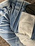 Black Label by Chico's Blue Denim Shorts Size S - photo 5
