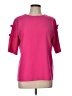 Aryeh Pink Short Sleeve Top Size L - photo 1