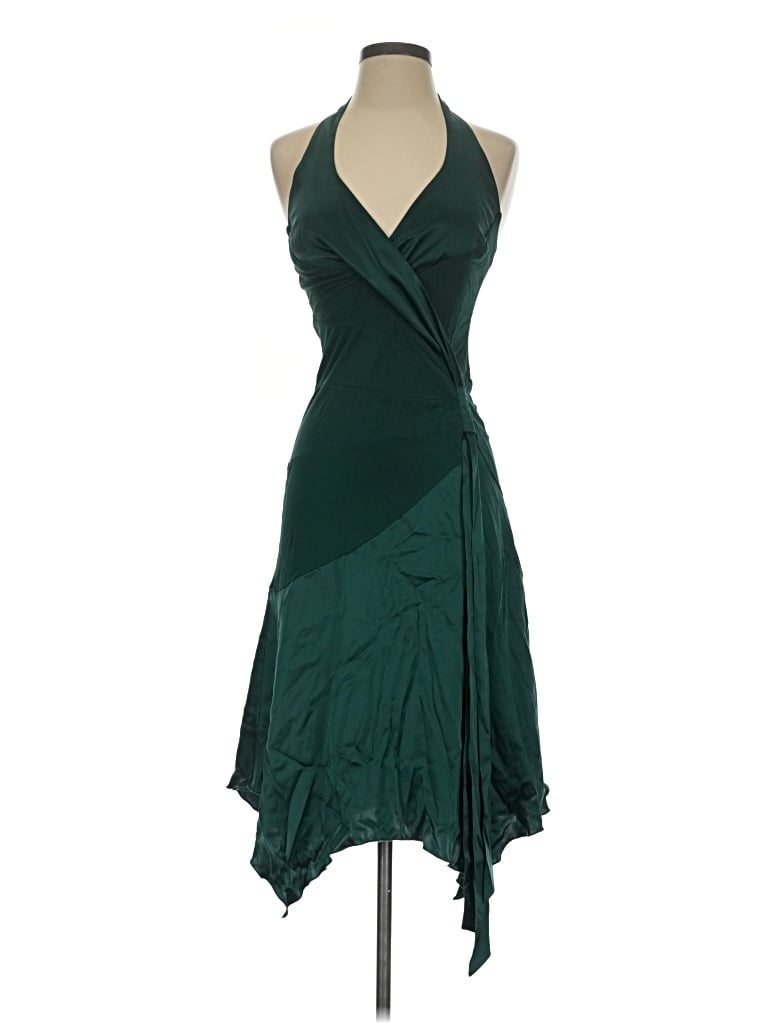 Pre-owned Bebe Cocktail Dress In Green