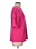 Aryeh Pink Short Sleeve Top Size L - photo 4