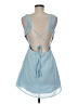 Shein 100% Polyester Solid Blue Cocktail Dress Size M - photo 2