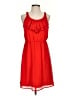 Mossimo 100% Polyester Red Casual Dress Size S - photo 1