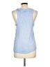 J.Crew 100% Linen Blue Tank Top Size L - photo 2