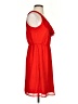 Mossimo 100% Polyester Red Casual Dress Size S - photo 4