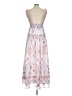 Unbranded 100% Polyester Paisley White Casual Dress Size L - photo 2