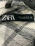 Zara Plaid Gray Coat Size M - photo 6