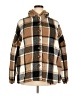 Unbranded 100% Polyester Plaid Brown Coat Size 2X - photo 1