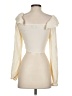 Audrey 3+1 Ivory Long Sleeve Blouse Size S - photo 2