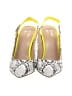 Mix No. 6 Animal Print Yellow Heels Size 9 - photo 2