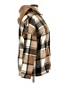 Unbranded 100% Polyester Plaid Brown Coat Size 2X - photo 4