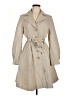 H&M 100% Cotton Tan Trenchcoat Size 8 - photo 1