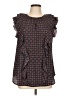 Banana Republic 100% Polyester Black Sleeveless Blouse Size L - photo 1