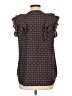 Banana Republic 100% Polyester Black Sleeveless Blouse Size L - photo 2