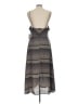 Valette 100% Polyester Chevron-herringbone Gray Casual Dress Size 12 - photo 2