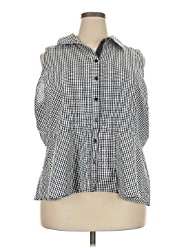 Kim Rogers Sleeveless Button Down Shirt