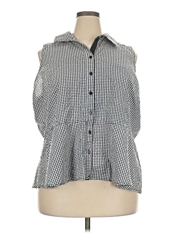 Kim Rogers Sleeveless Button-Down Shirt (view 1)