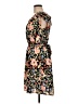 Kohl's 100% Polyester Floral Black Casual Dress Size M - photo 5