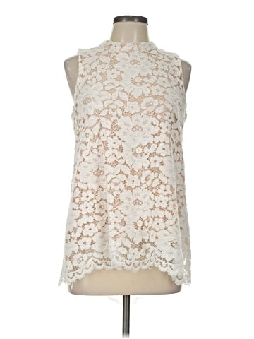 Rose + Olive Sleeveless Blouse (view 1)