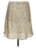 ASOS 100% Polyester Polka Dots Ivory Tan Casual Skirt Size 8 - photo 2