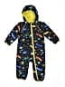 Hanna Andersson 100% Polyester Print Black One Piece Snowsuit Size 18-24 mo - photo 1