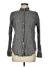 J.Crew Houndstooth Gray Long Sleeve Button-Down Shirt Size 6 - photo 1