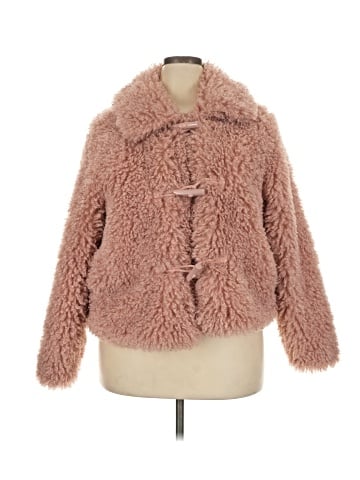 LC Lauren Conrad Faux Fur Jacket (view 1)