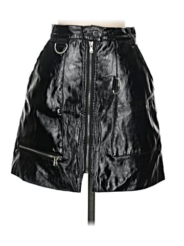 Assorted Brands Faux Leather Skirt (view 1)