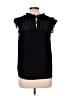 Monteau Black Sleeveless Blouse Size L - photo 2