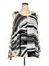 Roz & Ali 100% Polyester Silver Sleeveless Blouse Size 2X - photo 1