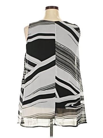 Roz & Ali Sleeveless Blouse (view 2)