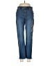 Democracy Paisley Blue Jeans Size 6 - photo 1