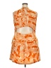 Open Edit 100% Polyester Print Orange Cocktail Dress Size XXL - photo 2